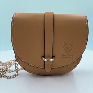 Vera Pella Italian made leather crossbody purse